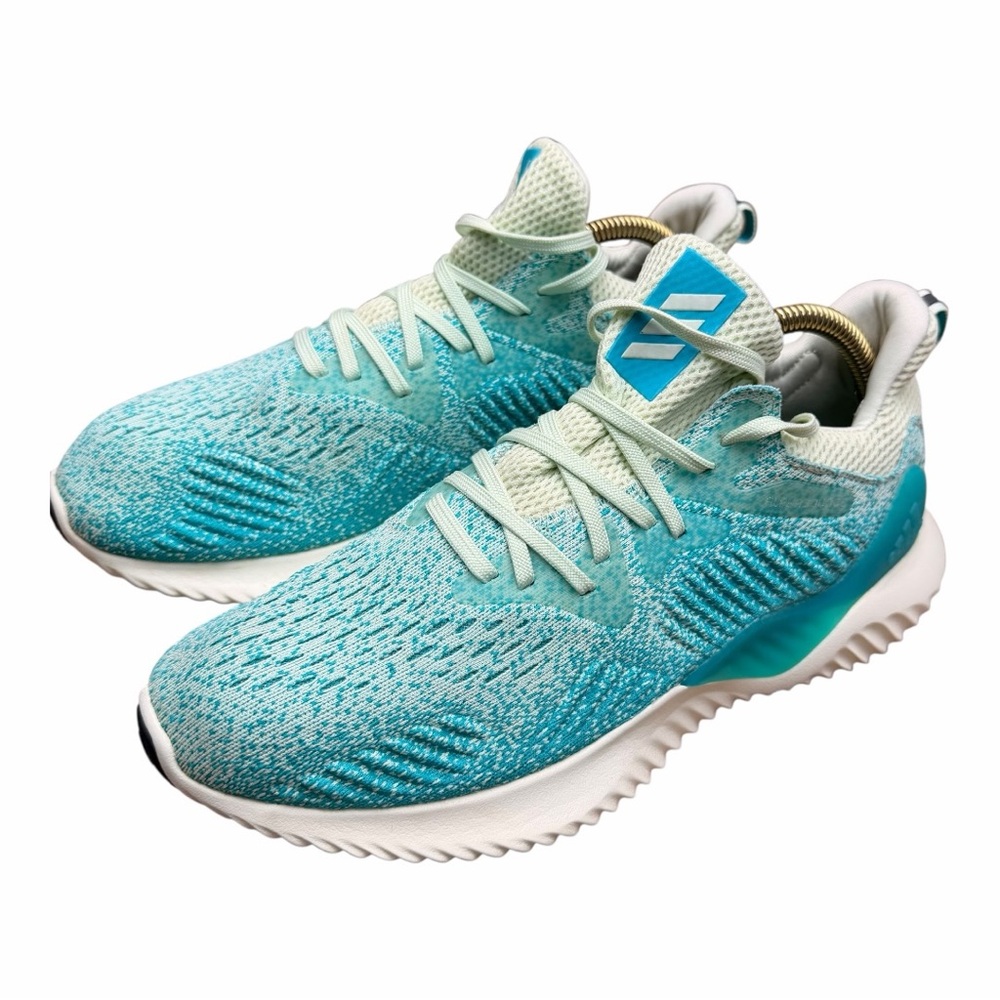 Adidas Alphabounce Continental Beyond Teal White Women Size 10.5 Running Shoes